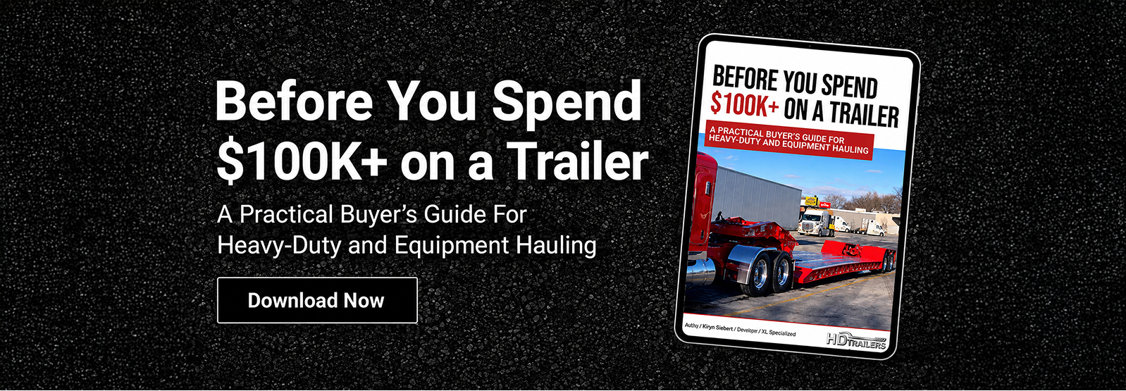 heavy haul trailer buying tips