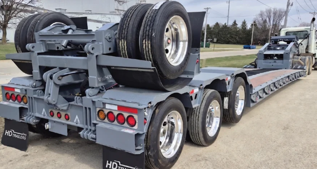 lowboy trailer